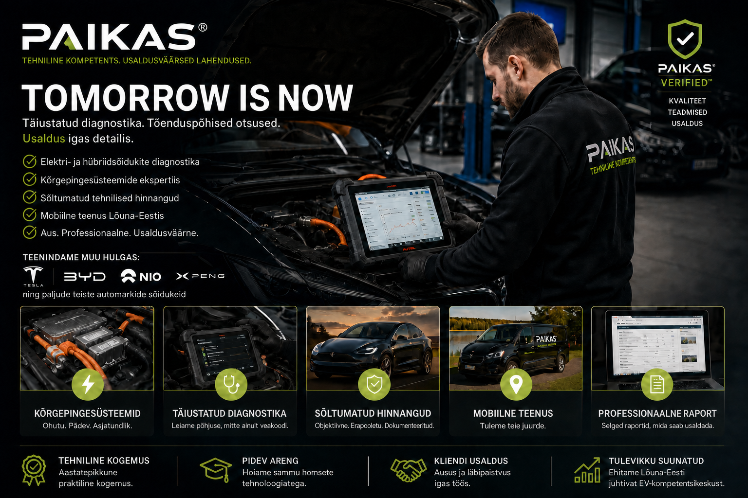 Paikas EV diagnostika